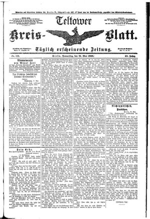 Teltower Kreisblatt vom 21.05.1896