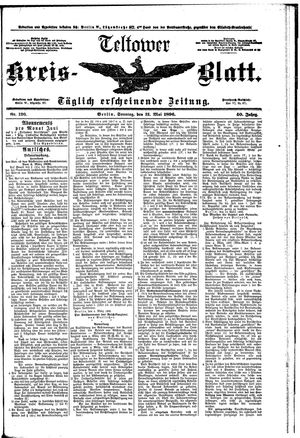 Teltower Kreisblatt vom 31.05.1896