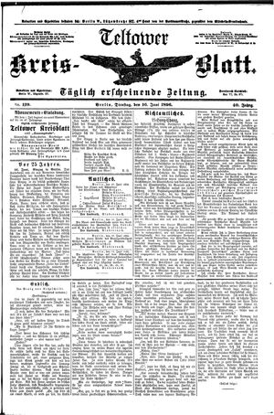 Teltower Kreisblatt on Jun 16, 1896