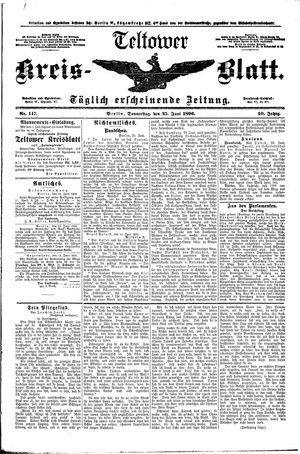 Teltower Kreisblatt vom 25.06.1896