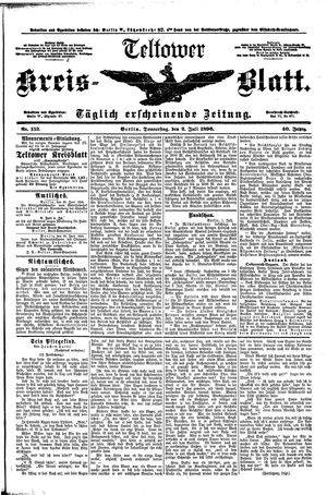 Teltower Kreisblatt vom 02.07.1896