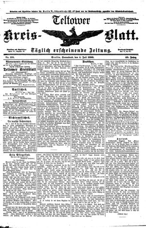 Teltower Kreisblatt vom 04.07.1896