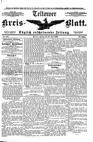 Teltower Kreisblatt vom 10.07.1896