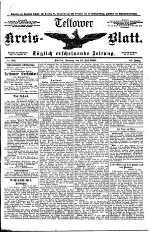 Teltower Kreisblatt vom 12.07.1896