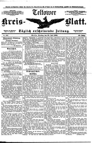 Teltower Kreisblatt on Jul 28, 1896
