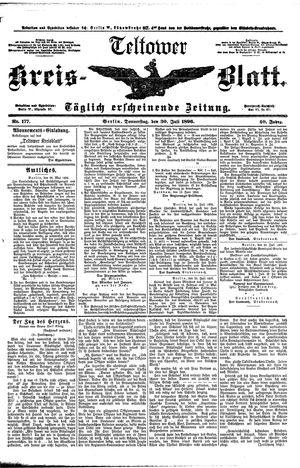 Teltower Kreisblatt vom 30.07.1896