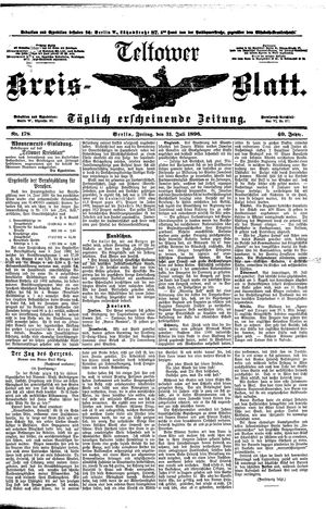 Teltower Kreisblatt vom 31.07.1896