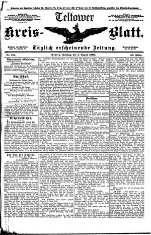 Teltower Kreisblatt vom 04.08.1896