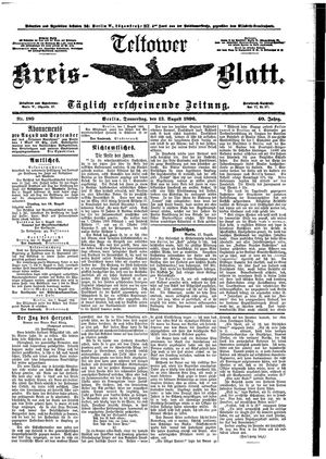 Teltower Kreisblatt on Aug 13, 1896
