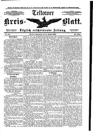 Teltower Kreisblatt vom 15.08.1896