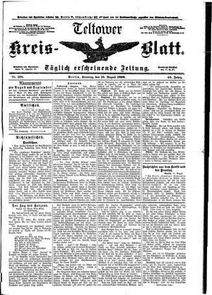 Teltower Kreisblatt vom 16.08.1896