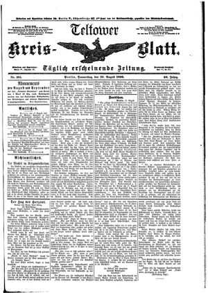 Teltower Kreisblatt vom 20.08.1896