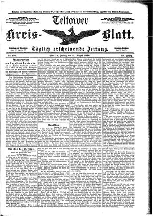 Teltower Kreisblatt vom 21.08.1896