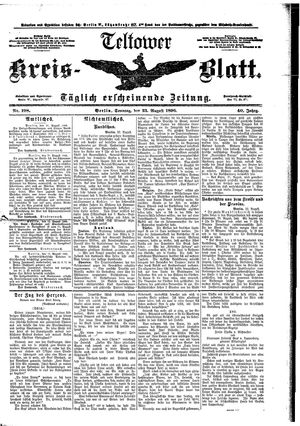 Teltower Kreisblatt vom 23.08.1896