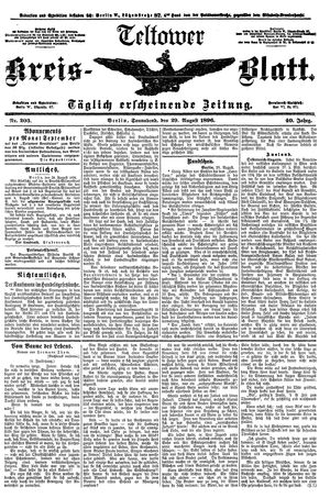 Teltower Kreisblatt vom 29.08.1896