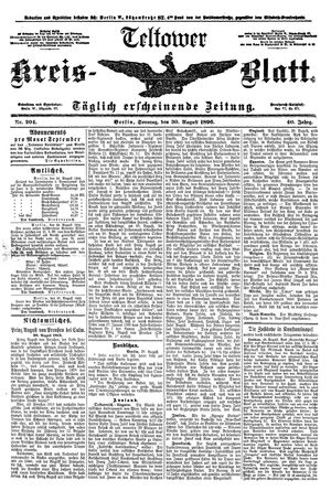 Teltower Kreisblatt vom 30.08.1896