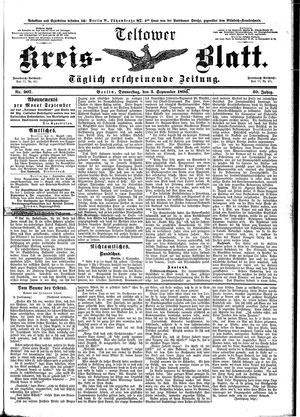 Teltower Kreisblatt vom 03.09.1896
