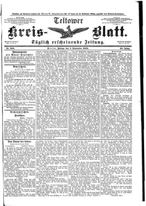 Teltower Kreisblatt on Sep 4, 1896