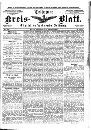 Teltower Kreisblatt vom 05.09.1896