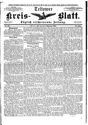 Teltower Kreisblatt vom 06.09.1896