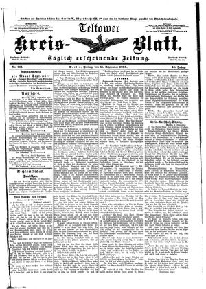 Teltower Kreisblatt vom 11.09.1896