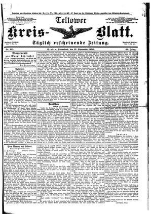 Teltower Kreisblatt vom 12.09.1896