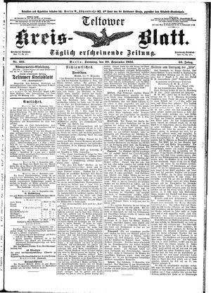 Teltower Kreisblatt vom 20.09.1896