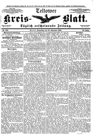 Teltower Kreisblatt vom 24.09.1896