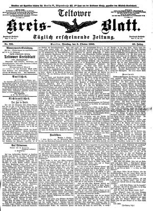 Teltower Kreisblatt vom 06.10.1896
