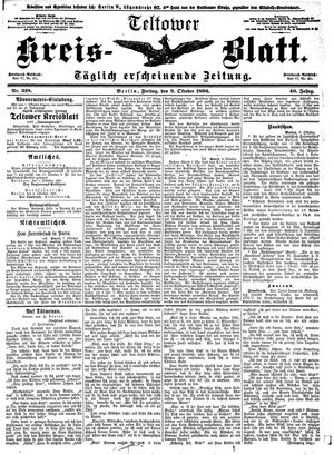 Teltower Kreisblatt vom 09.10.1896