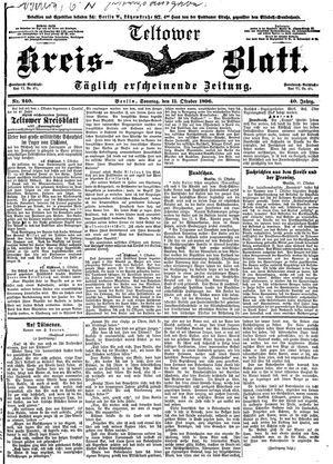 Teltower Kreisblatt vom 11.10.1896