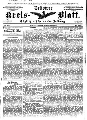 Teltower Kreisblatt vom 15.10.1896