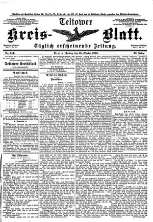 Teltower Kreisblatt vom 16.10.1896