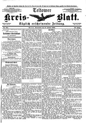 Teltower Kreisblatt vom 17.10.1896