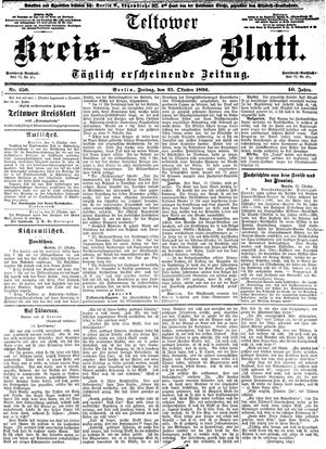 Teltower Kreisblatt vom 23.10.1896