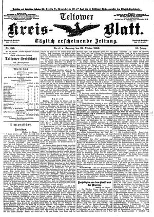 Teltower Kreisblatt vom 25.10.1896