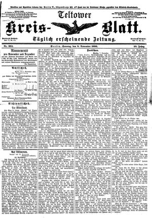 Teltower Kreisblatt vom 08.11.1896