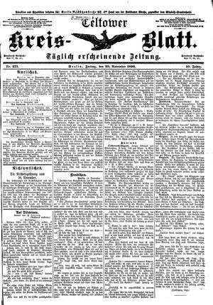 Teltower Kreisblatt vom 20.11.1896