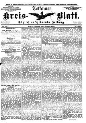 Teltower Kreisblatt vom 02.12.1896