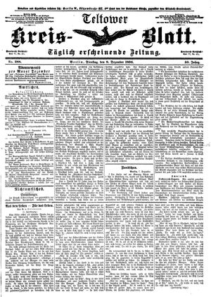 Teltower Kreisblatt vom 08.12.1896