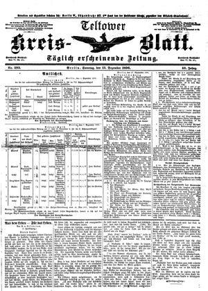 Teltower Kreisblatt vom 13.12.1896