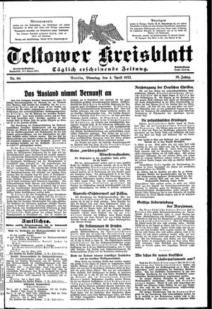 Teltower Kreisblatt on Apr 4, 1933