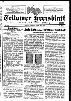Teltower Kreisblatt vom 06.05.1933