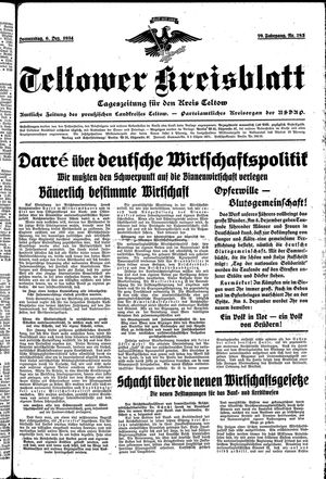 Teltower Kreisblatt vom 06.12.1934