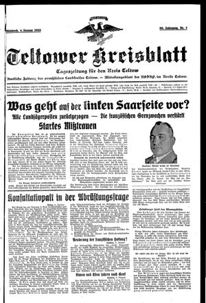 Teltower Kreisblatt vom 09.01.1935