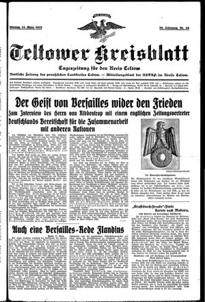 Teltower Kreisblatt vom 11.03.1935