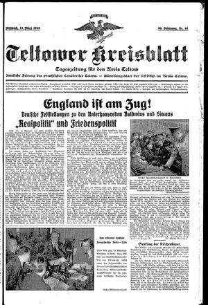 Teltower Kreisblatt vom 13.03.1935