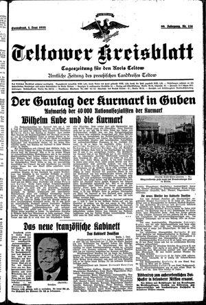 Teltower Kreisblatt on Jun 1, 1935
