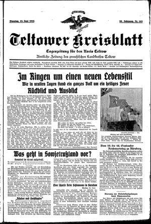 Teltower Kreisblatt on Jun 25, 1935