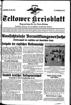 Teltower Kreisblatt vom 25.07.1935